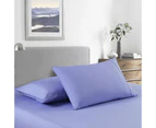 Royal Comfort 2000 Thread Count Bamboo Cooling Sheet Set Ultra Soft Bedding - King Single Mid Blue