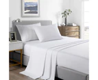 Royal Comfort Bamboo Cooling Double Bed Sheet Set - Denim