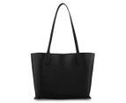 Coach Willow Leather Tote Bag - Black