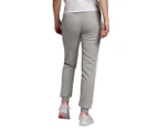 Adidas Women's Essentials French Terry 3-Stripes Pants / Sweatpants - Medium Grey Heather/White