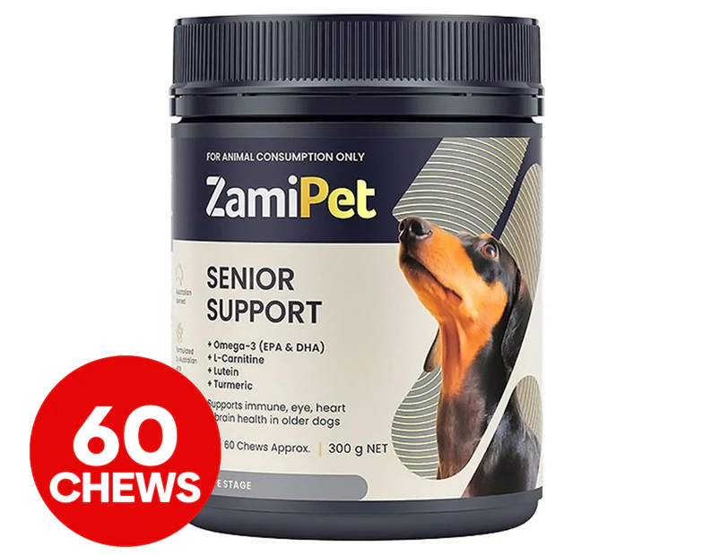 Zamipet Senior Support Chews For Dogs 60pk / 300g