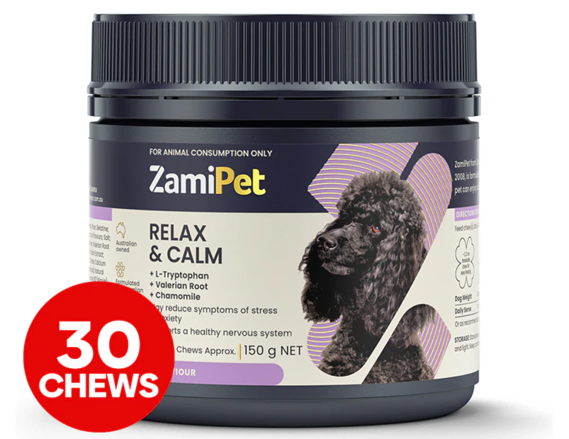 Zamipet Relax & Calm Chews For Dogs 30pk / 150g
