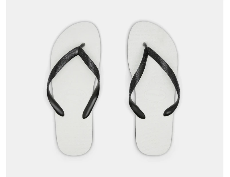 Havaianas Unisex Traditional Thongs - White/Black