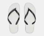 Havaianas Unisex Traditional Thongs - White/Black