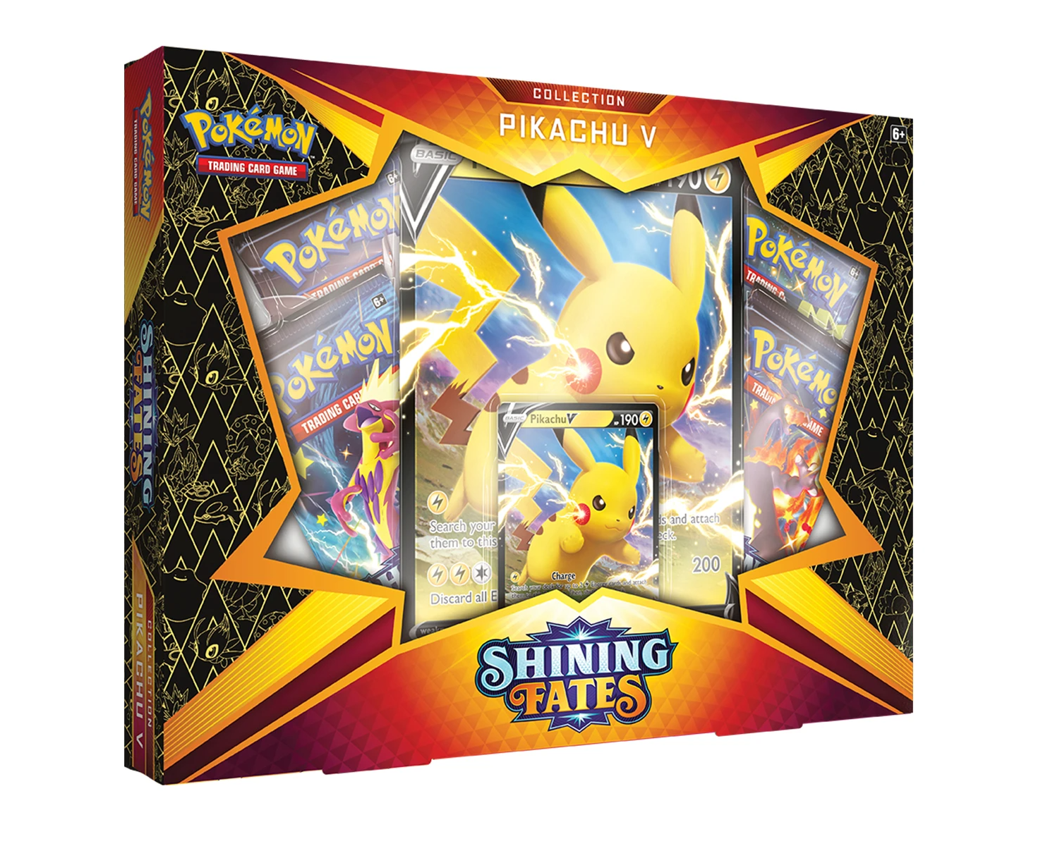 Pika v2. Pikachu v TCG Card. Бокс Пикачу. Shining Fates. Pokemon trading Card game Pikachu v.