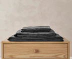 Natural Home Linen Sheet Set - Charcoal