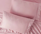 Natural Home Tencel Double Bed Sheet Set - Blush Pink