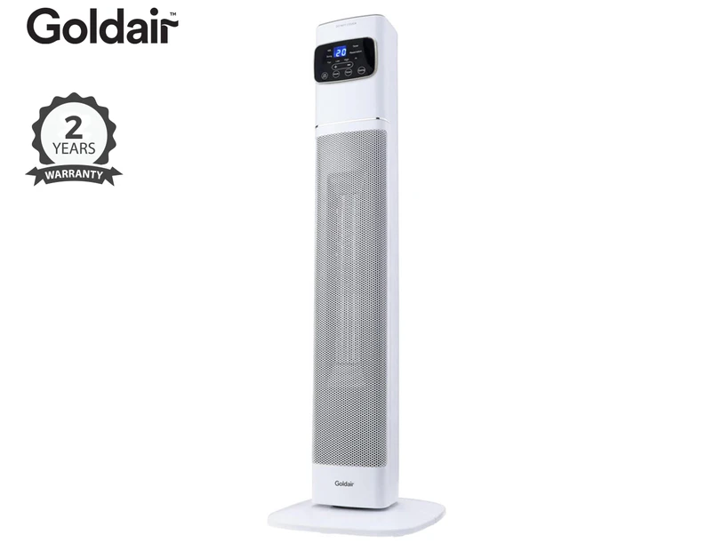 Goldair 2400W Ceramic Tower Heater w/ WiFi GCT330 - White