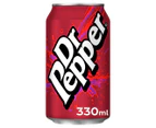 24 x Dr Pepper Cans 330mL