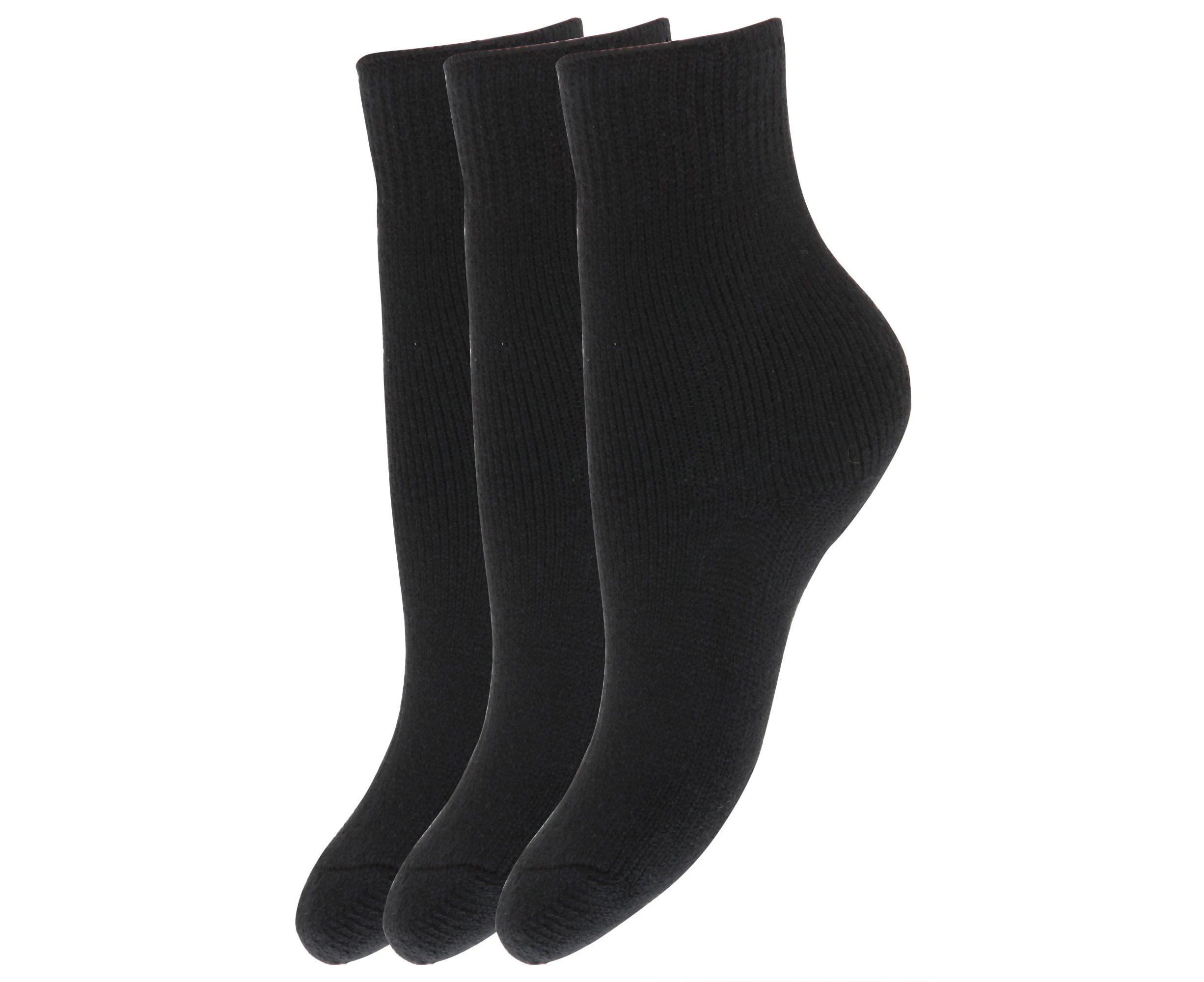 FLOSO Childrens Boys/Girls Winter Thermal Socks (Pack Of 3) (Black) - K105