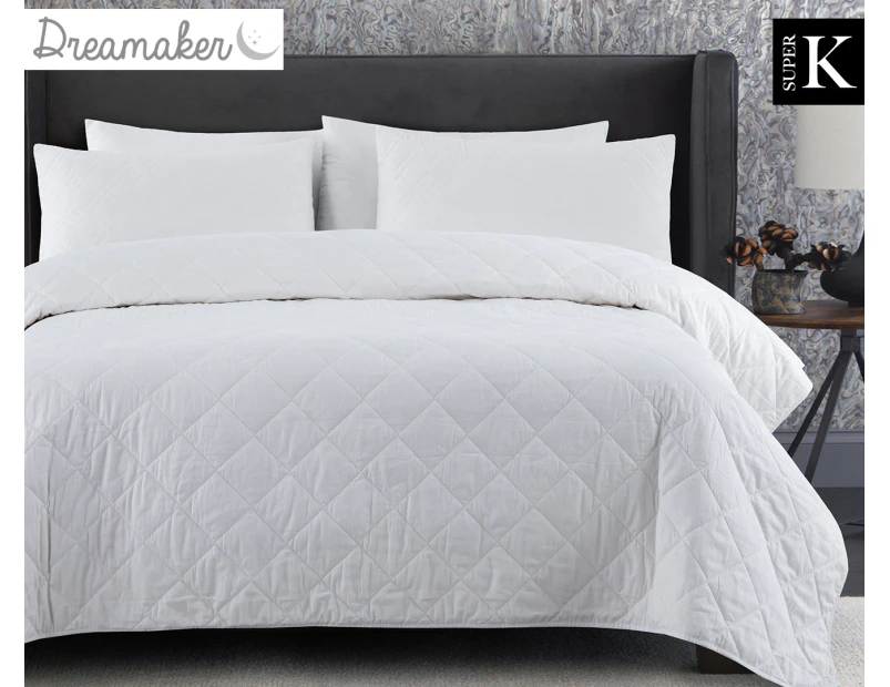 Dreamaker Summer Bamboo & Cotton King Super King Bed Quilt