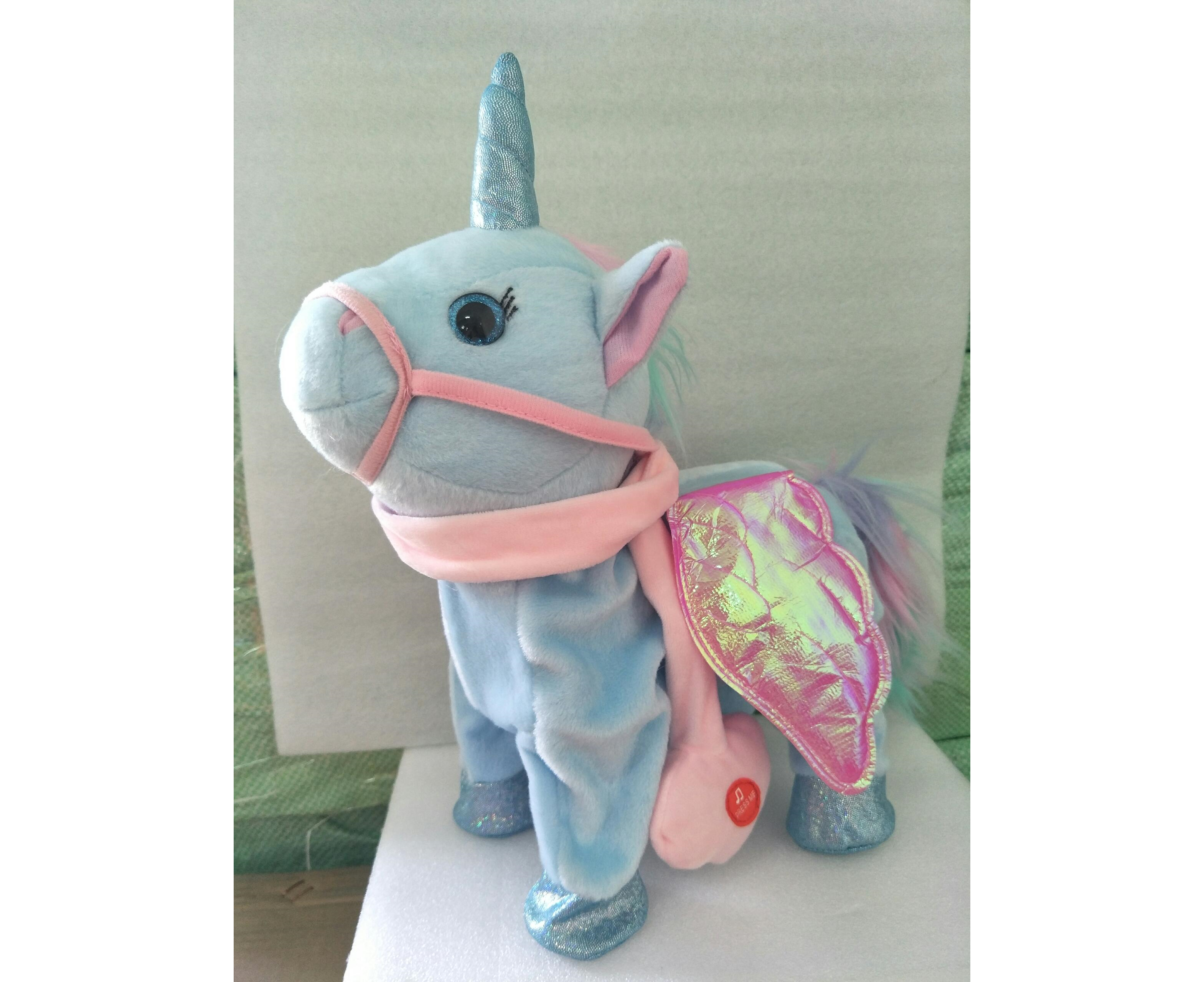 Electric walking unicorn sale toy