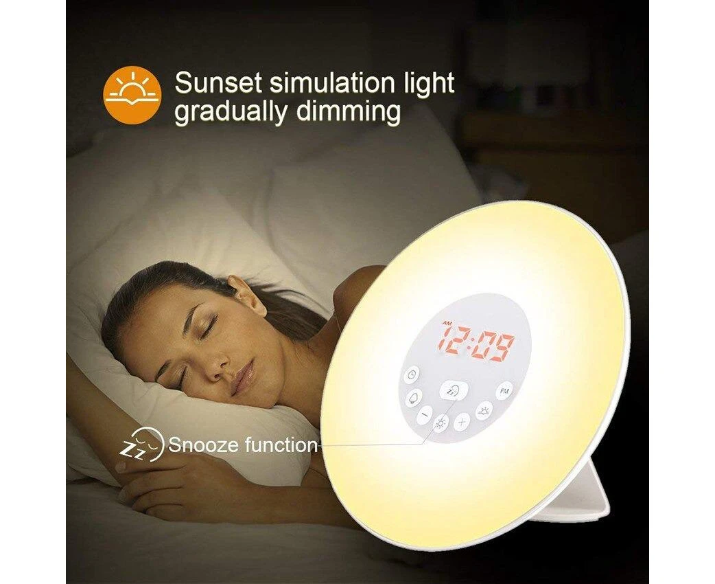 Sunrise Sunset Simulation Light Alarm Clock