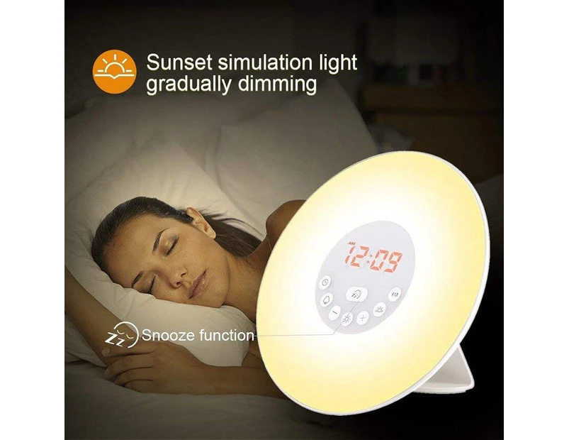 Sunrise Sunset Simulation Light Alarm Clock