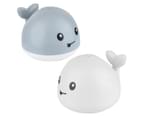 Whale Water Sprinkler Bath Toy - White 6