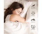 Justlinen-luxe 100% Luxury Cotton 500TC Single Bed Sheet Set - Mauve