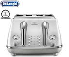 DéLonghi Icona Capitals 4-Slice Toaster - White CTOC4003W