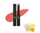 3CE Slim Velvet Lip Color #Mellow Peach - Stylenanda 3 Concept Eyes Lipstick + Face Mask