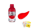 Etude House Soft Drink Soda Tint #RD301 Zero Red 4.6g Lip Gel Gloss Stain Limited Edition + Face Mask