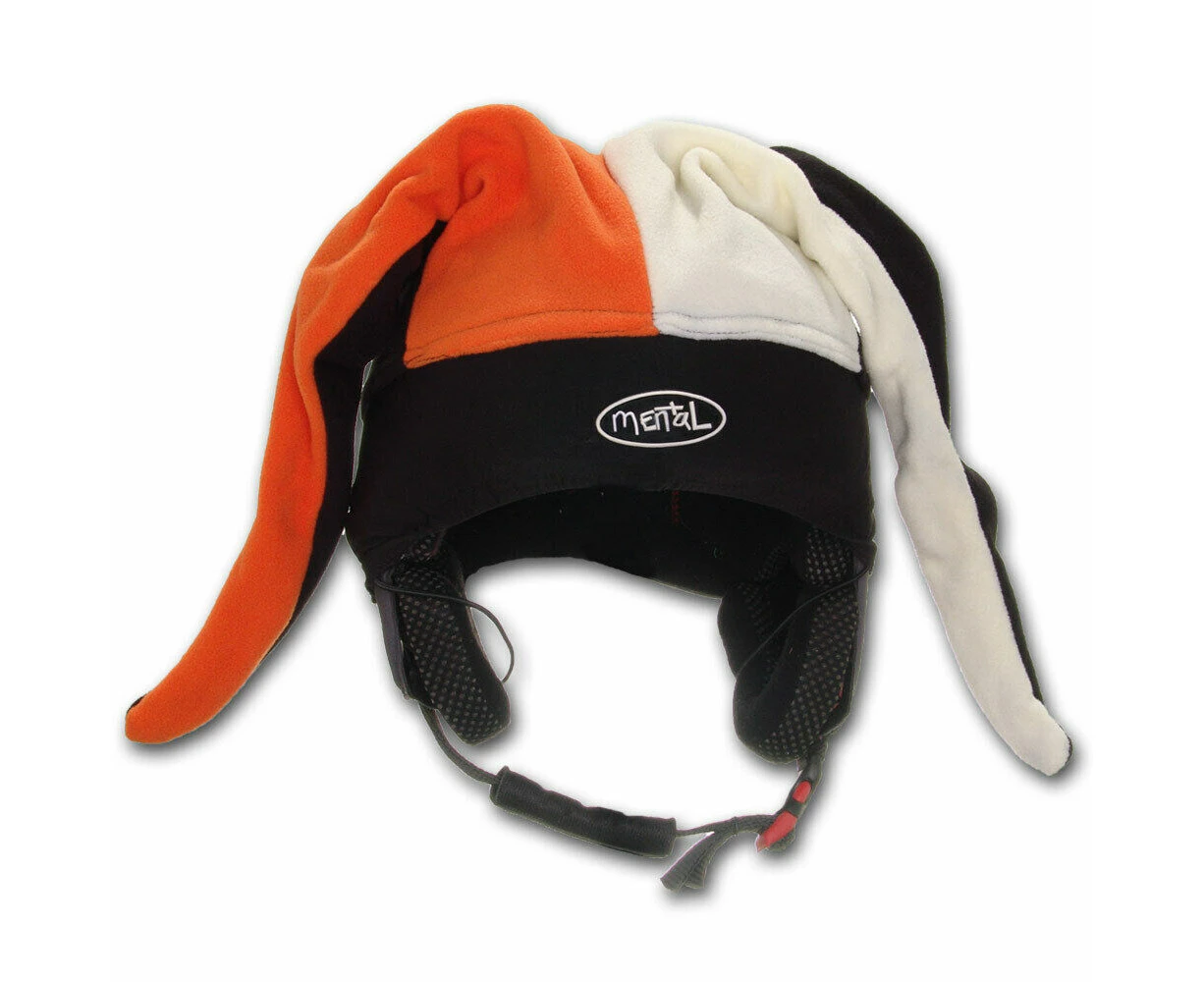 Jester Ski and Skate Helmet Cover-Orange/Black/Vanilla