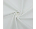 Justlinen Luxury 500 Tc Double Size Cotton Bedding Bed Sheet Set - White