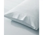 Justlinen Luxury 500 Tc Double Size Cotton Bedding Bed Sheet Set - Light blue