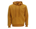 FIL Adult Men's Unisex Basic Plain Hoodie - Mustard