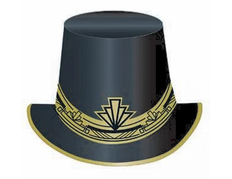 Glitz & Glam Hat Black & Gold