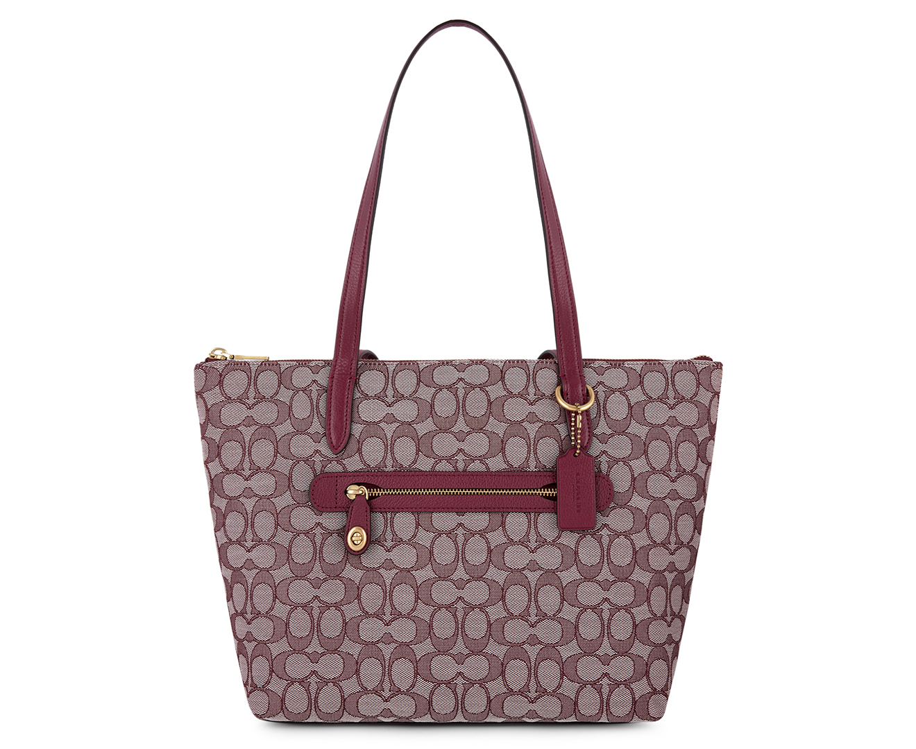 coach color block taylor tote