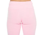 Champion Women's Panel Trackpants - Cotton Gumball (Pink/White)