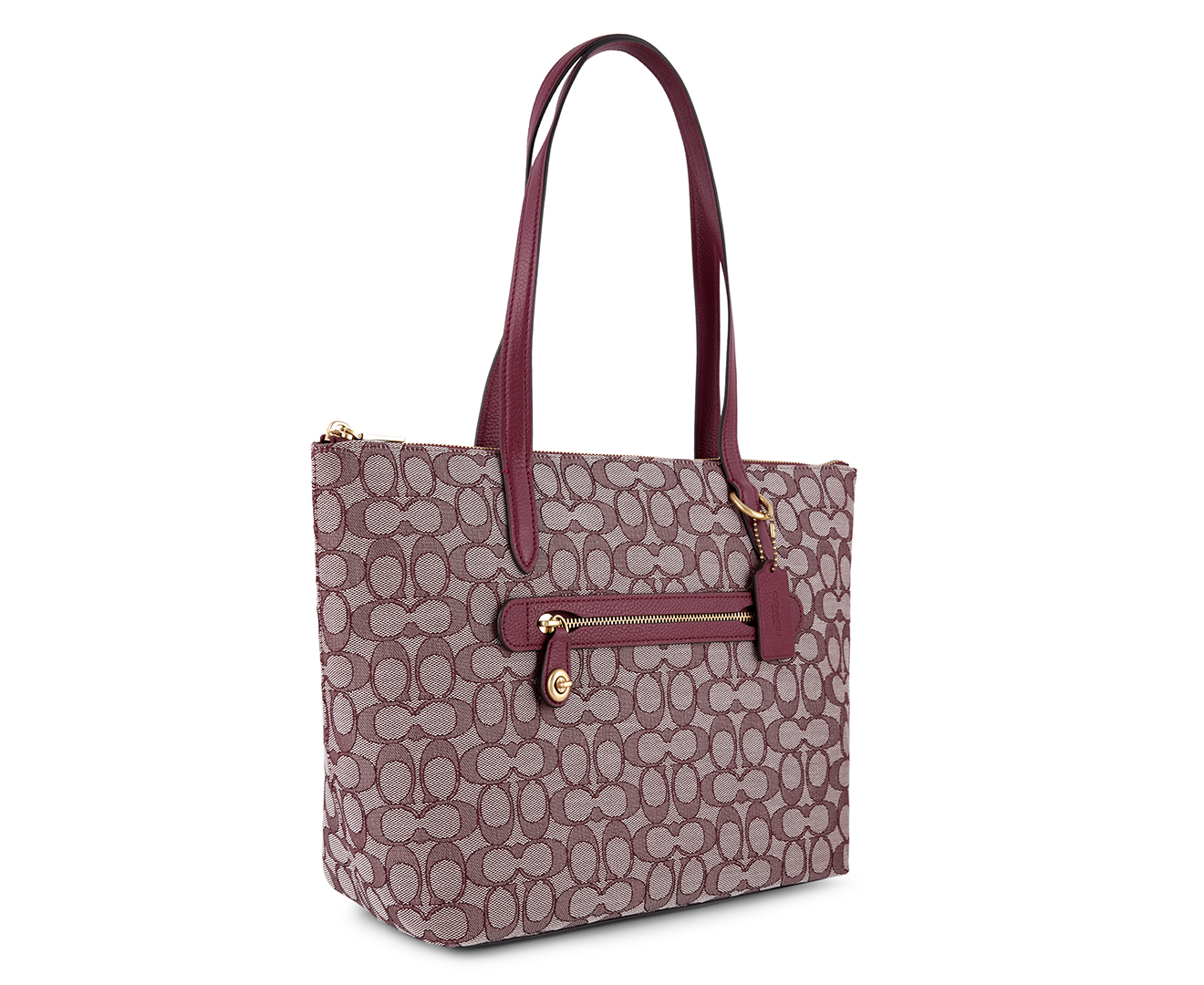 Coach taylor tote in signature clearance jacquard