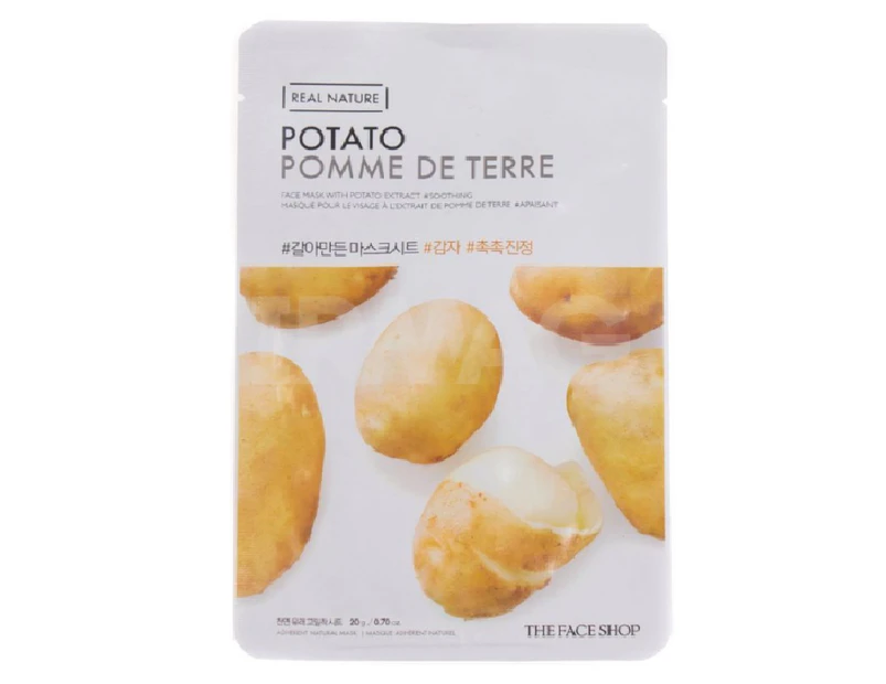 5 x The Face Shop Real Nature #Potato - Korean Face Mask Sheet