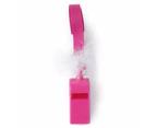 10 Pack Whistles Whistle Hot Pink Sports Cheerleader Hens Night Games Party