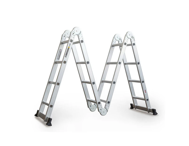BULLET Pro 4.7m Multi-Purpose Aluminium Ladder Folding Portable Extension Adjustable Step