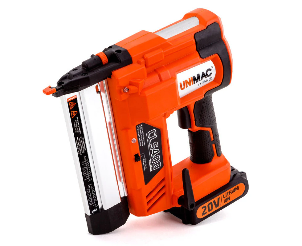 UNIMAC Finish Nailer 20V Lithium 16ga Brad Nailer Cordless Nail Gun