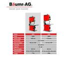 Baumr-AG 350W 80mm Wood Bandsaw Portable Benchtop Band Saw Cutting Machine