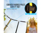 Up-Shot 8ft Round Trampoline Enclosure Safety Net Mat Spring Pad Ladder