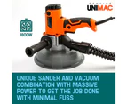 UNIMAC Drywall Sander Automatic Vacuum System Gyprock Wall Plaster 1800W
