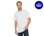 Tommy Hilfiger Men's Nantucket Flag Crewneck Tee / T-Shirt / Tshirt - Bright White