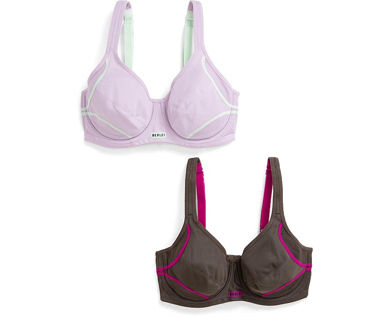 Women Berlei Electrify Underwire Bra 2 Pack Wild Lilac/ Bark Y556p  Elastane/Nylon - Wild Lilac/ Bark 95L