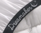 Dreamaker Bamboo Covered Ball Fibre King Single Bed Mattress Topper