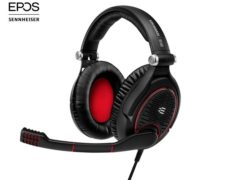 EPOS | Sennheiser Game Zero Wired Closed Acoustic Gaming Headset - Black/Red
