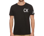Calvin Klein Jeans Men's Hero Logo Crewneck Tee / T-Shirt / Tshirt - Black