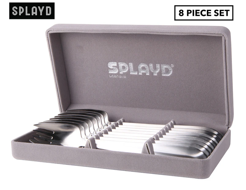 Set of 8 Splayd 17.8cm Luxury Stainless Steel Utensil Box Set