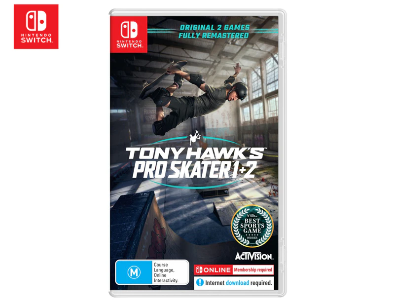 Nintendo Switch Tony Hawk's Pro Skater 1+2 Game