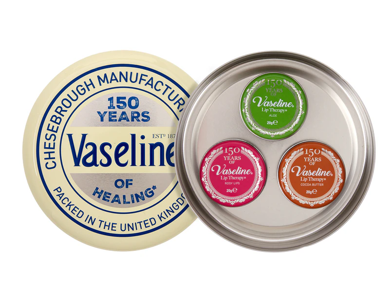 Vaseline Lip Therapy 4-Piece Gift Set