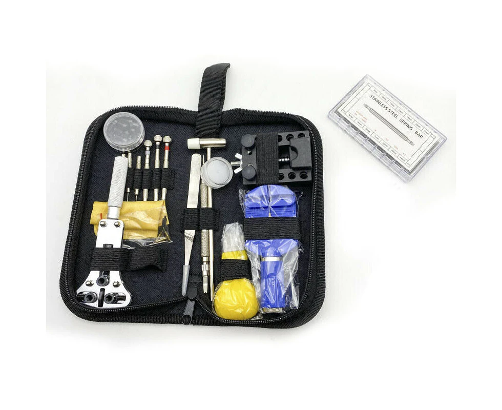 380Pcs Watchmaker Watch Repair Tool Kit