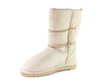 UGG Boots Women 9"+ Horn Buckles shearing Sheepskins Premium 5 Colors Size W4-11 - Sand