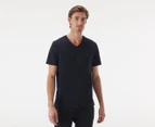 Tommy Hilfiger Men's Nantucket Flag V-Neck Tee / T-Shirt / Tshirt - Sky Captain