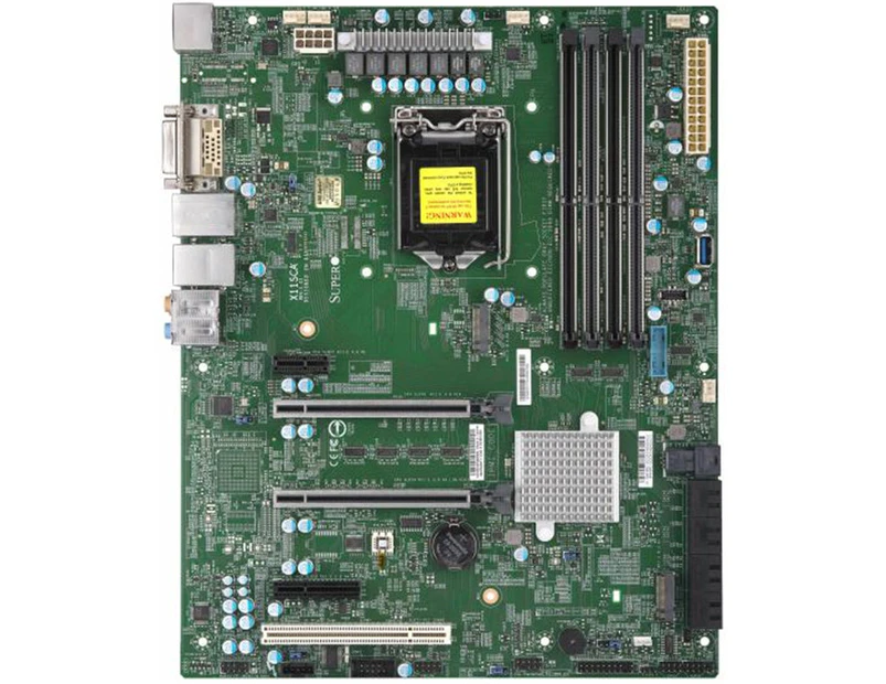 Supermicro X11SCA Workstation Board, ATX, LGA1151, C246, 4 DIMM, 2x GbE, 8x SATA3, 4x USB3.1, 2x